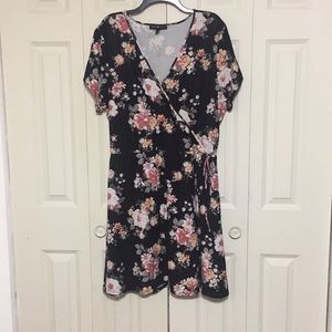 Floral Wrap Dress